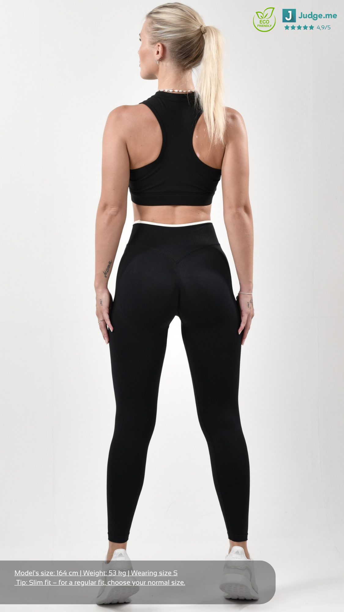 Black Collection Invisible Scrunch Leggings