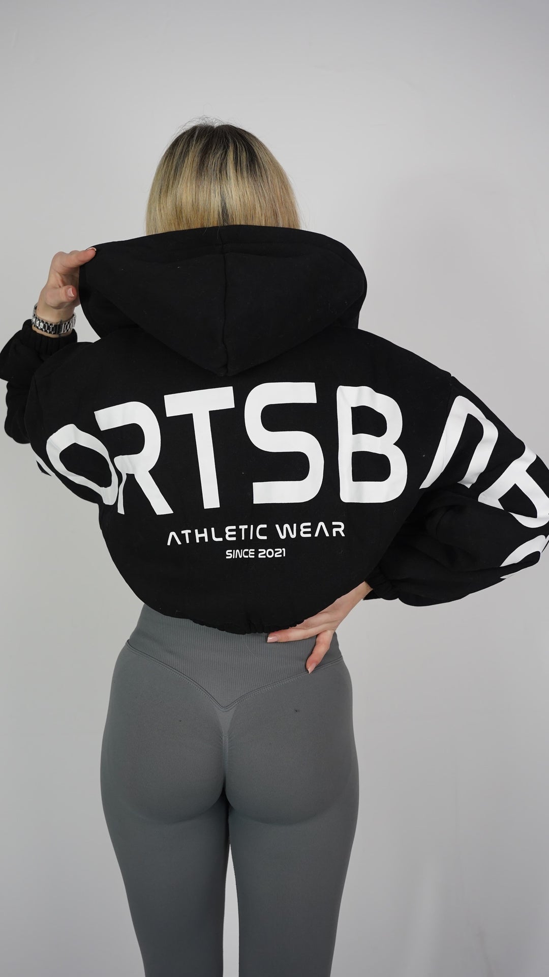 Athletic wear cropped zipper online kaufen Sportsbabe