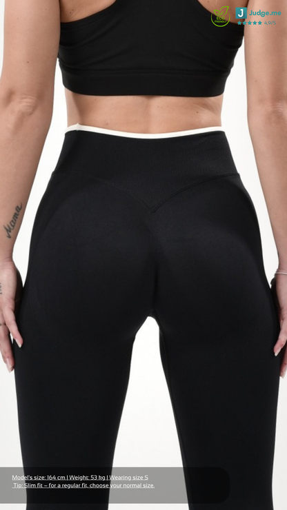 Black Collection Invisible Scrunch Leggings