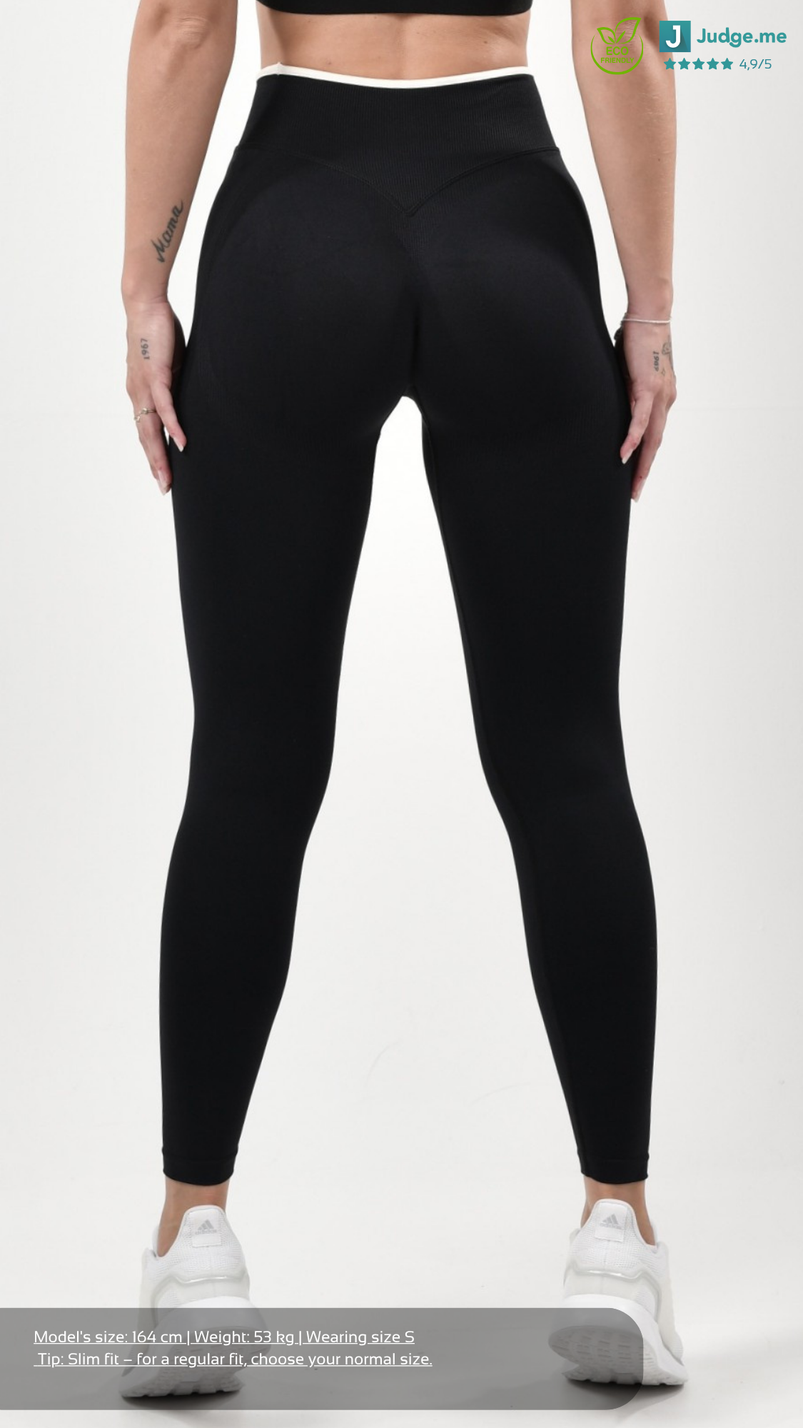 Black Collection Invisible Scrunch Leggings