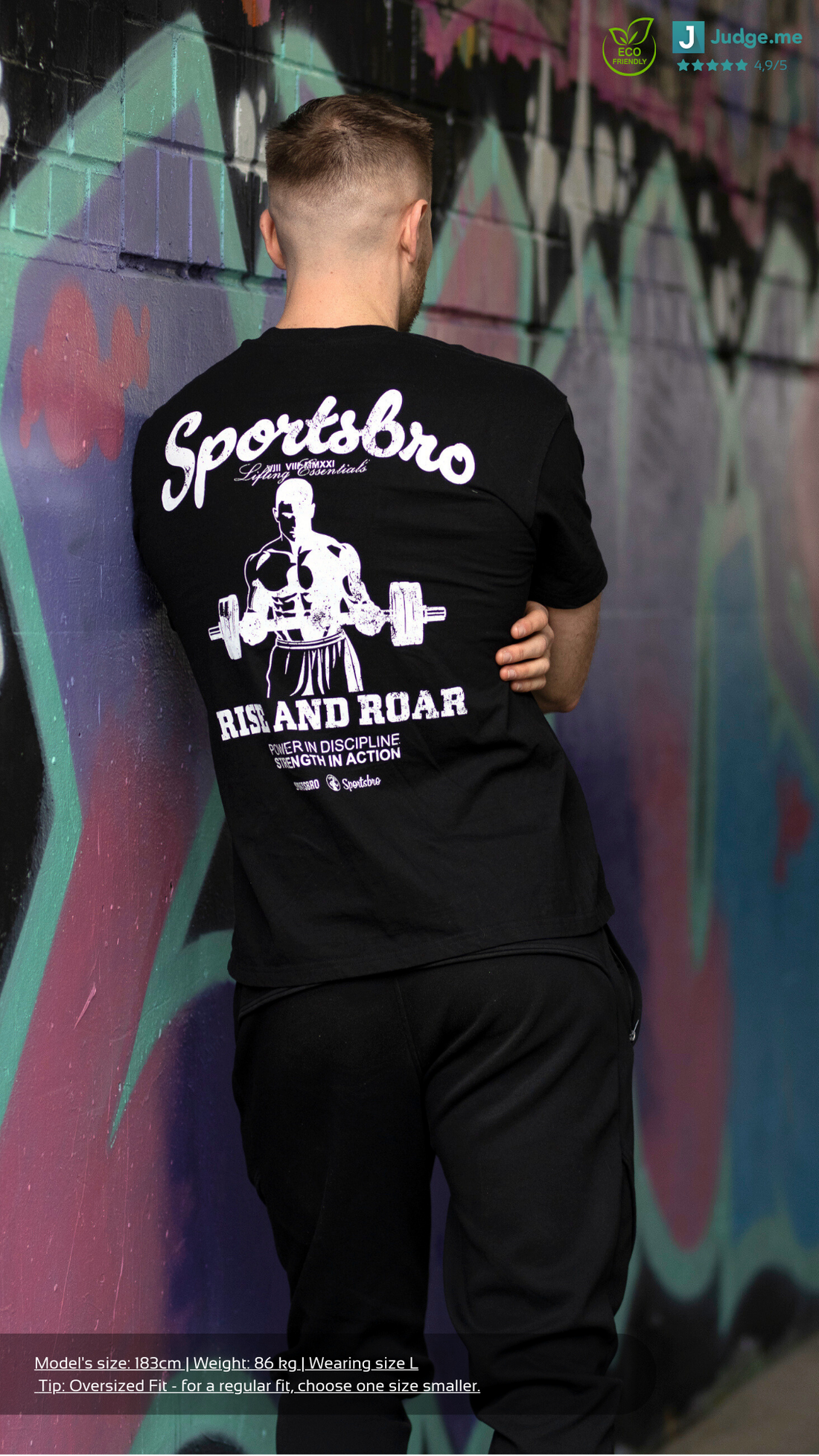 Sportsbro Lifting Essentials Oversized T-Shirt