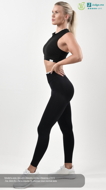 Black Collection Invisible Scrunch Leggings