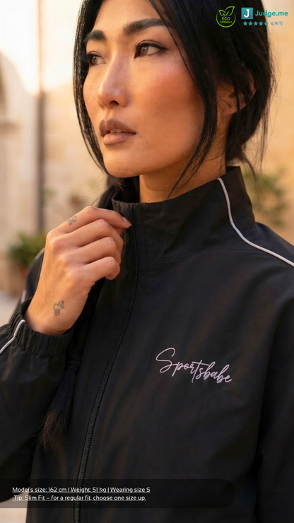 Black Windbreaker