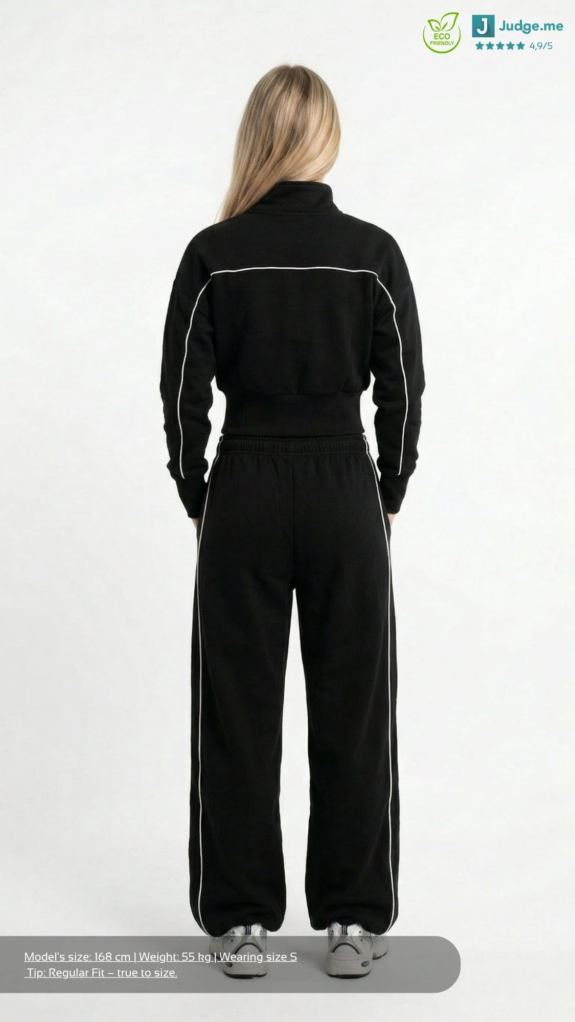Black Collection Cropped Zipper