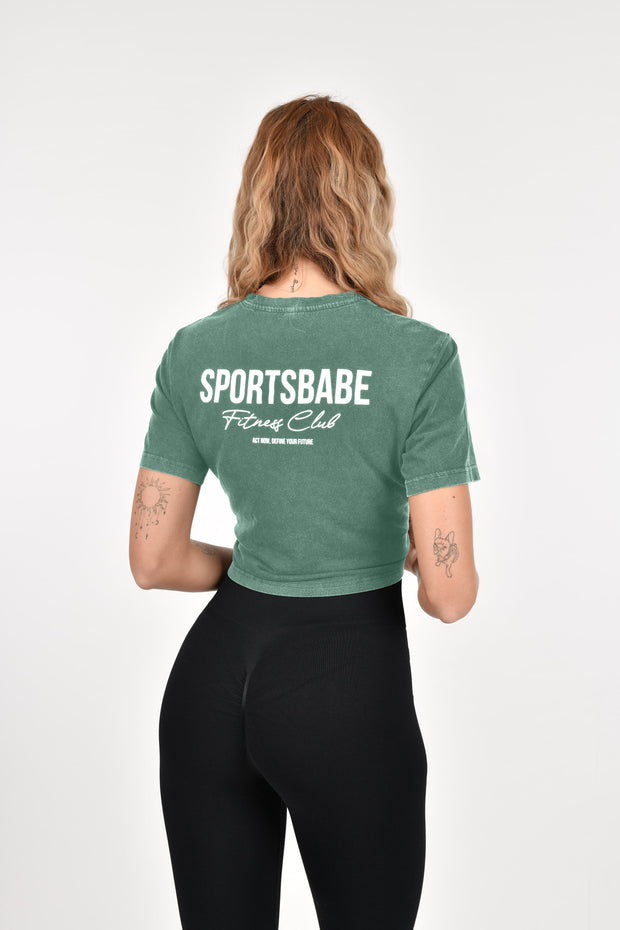 Fitness Club Cropped T-Shirt